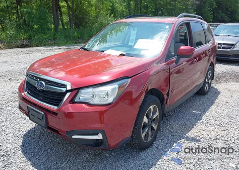 2018 Subaru Forester 2.5I Premium from USA, damaged, VIN JF2SJAEC2JH485356